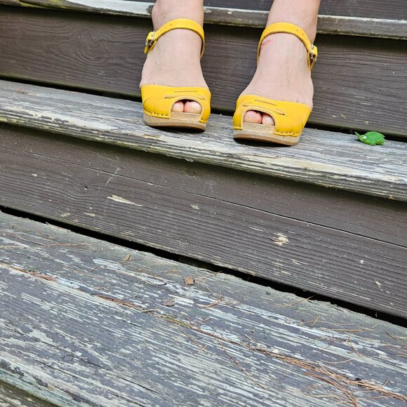 Swedish Hasbeens, Women's Clog Sandal, gently used - sz 39 - $150 - Picture 2 of 12